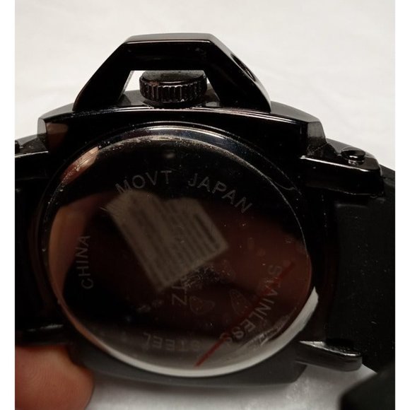 GANZ Men's Black Silicone Band Watch BRAND NEW (1a2) - Picture 7 of 8